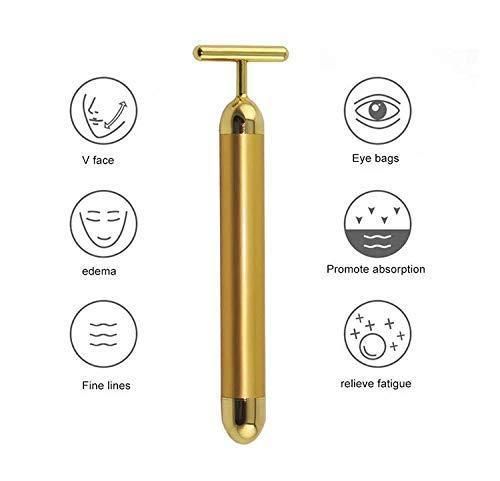 24K Gold Electric Facial Massage Roller